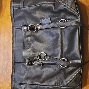 Coach Black Tote Shoulder Bag